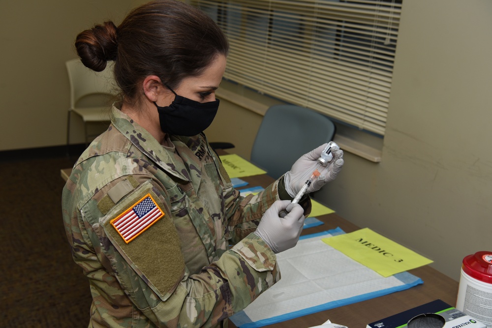 South Carolina National Guard administers its first Moderna COVID-19 vaccinations
