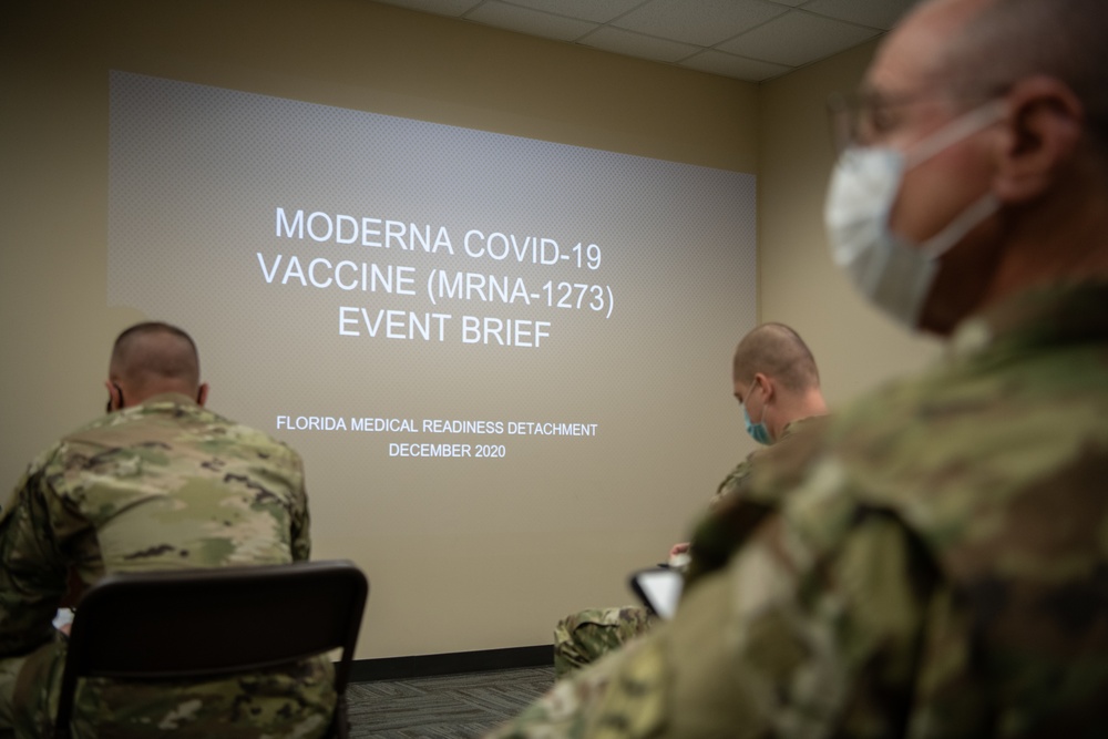 COVID-19 Vaccine Arrives for Florida Guardsmen