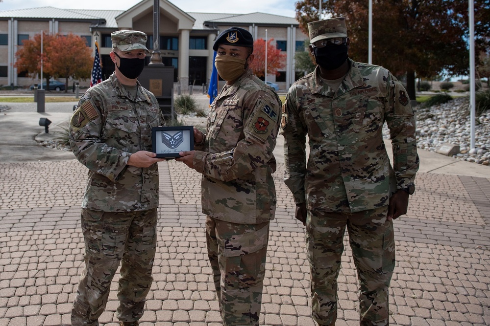 Laughlin NCO induction ceremony