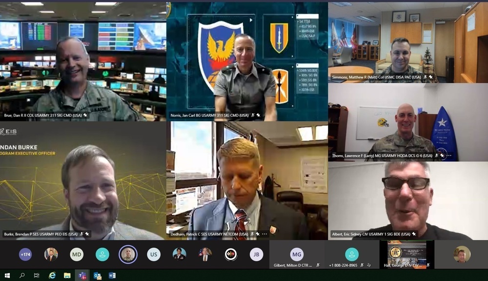311th Signal Command Hosts Theater Synchronization Review