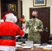 Santa delivers gifts around CFAY