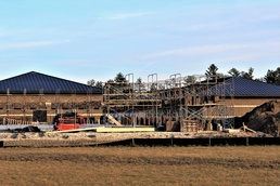 Last of 6 new simulations buildings under construction at Fort McCoy