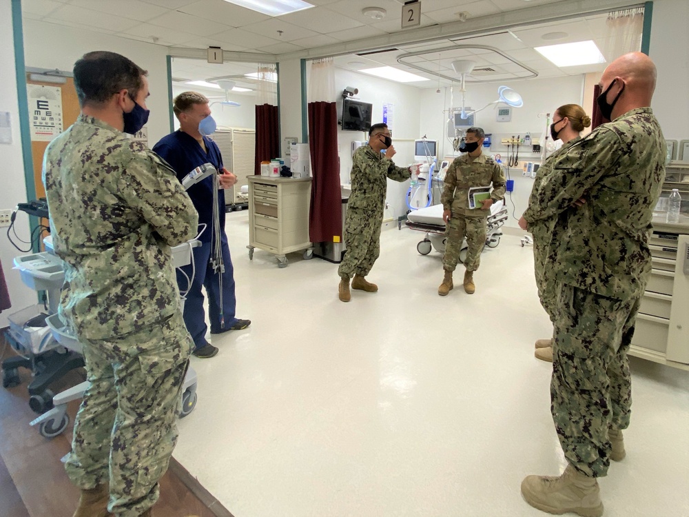 Joint Task Force Guantanamo Bay Deputy Commander Visits US Naval Hospital