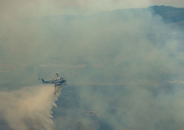 CPFD and local agencies battle Creek Fire