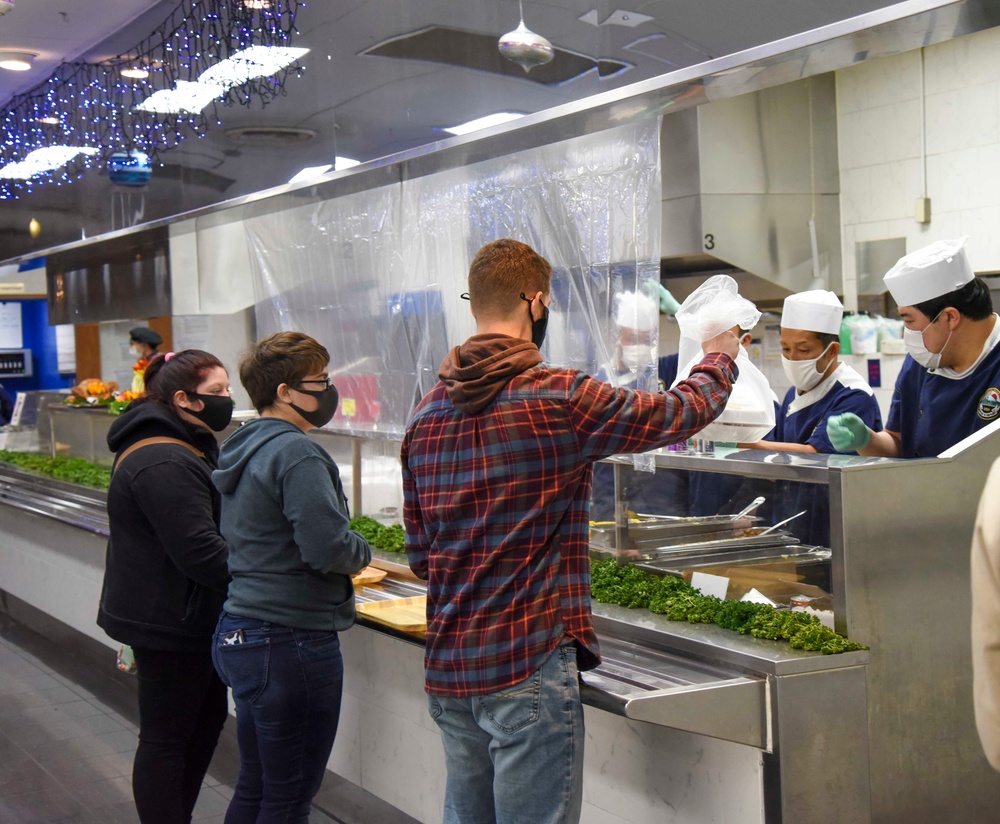 CFAY galley hosts Christmas dinner