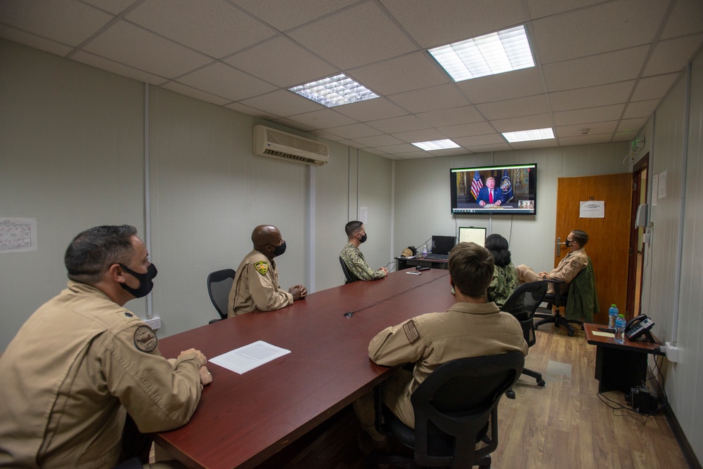 Patrol Squadron EIGHT Sailors Receive Presidential Christmas Video Call