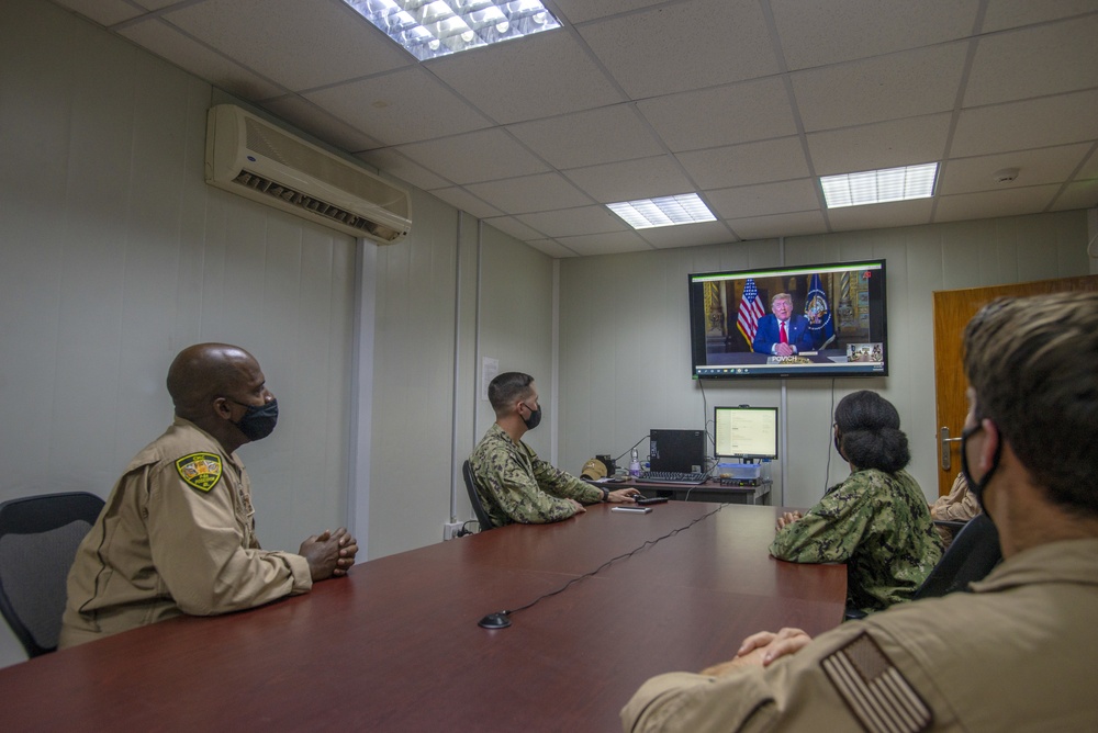 Patrol Squadron EIGHT Sailors Receive Presidential Christmas Video Call