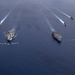 Nimitz Participates In Dual Carrier Operations In The Philipine Sea