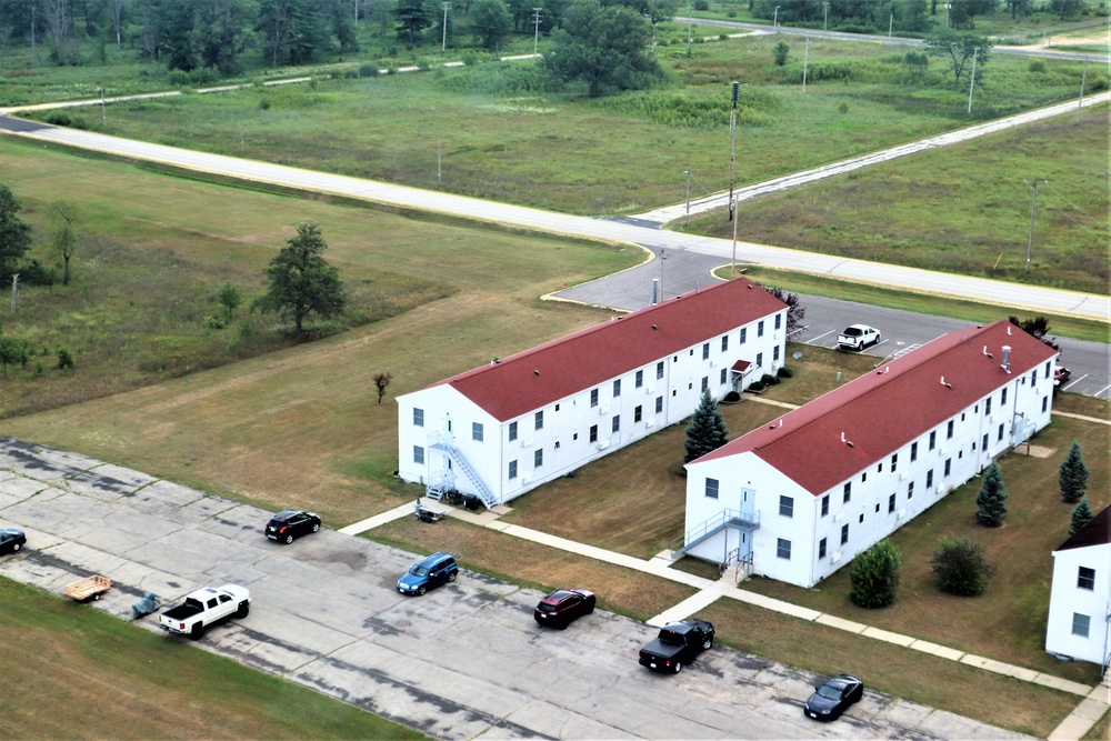 August 2020 aerial views of Fort McCoy