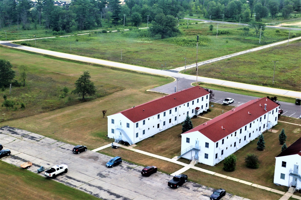 August 2020 aerial views of Fort McCoy