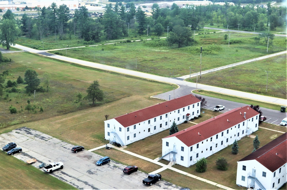 August 2020 aerial views of Fort McCoy