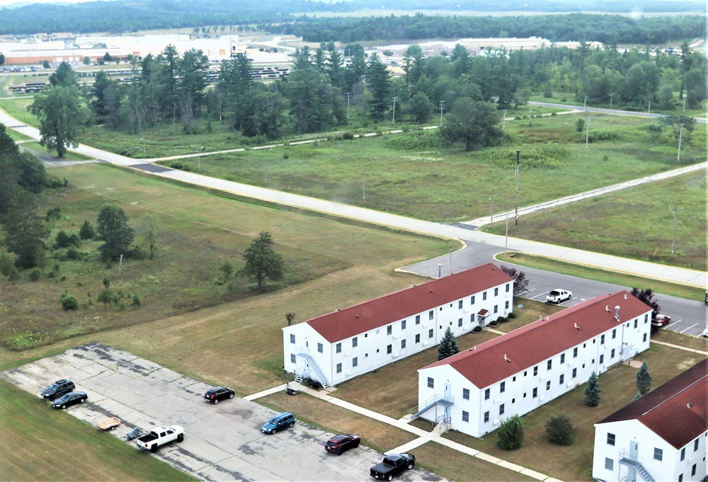 August 2020 aerial views of Fort McCoy