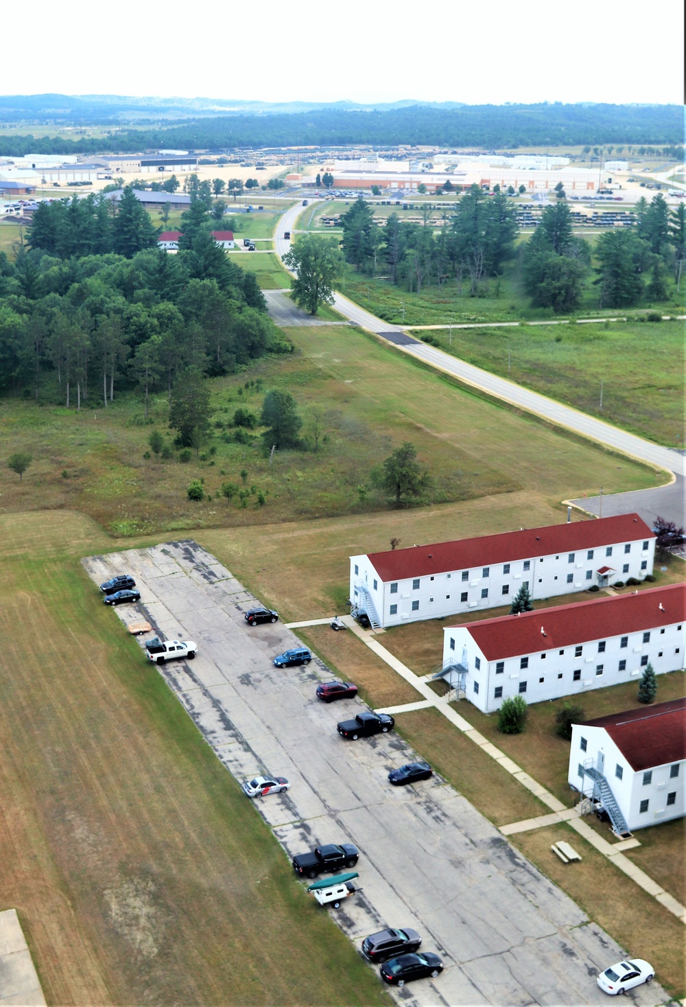 August 2020 aerial views of Fort McCoy