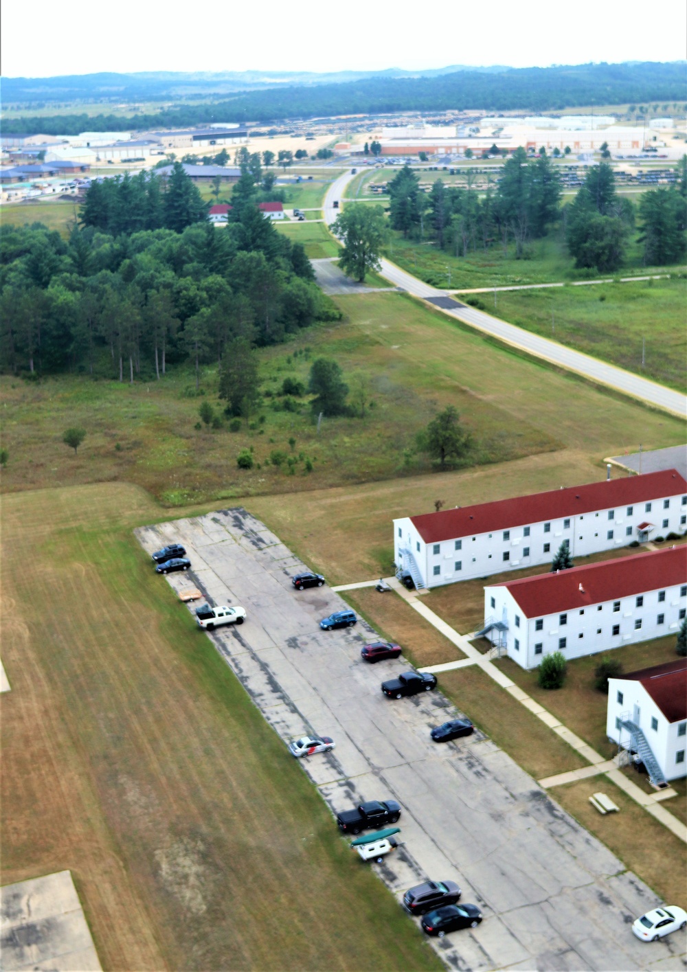 August 2020 aerial views of Fort McCoy