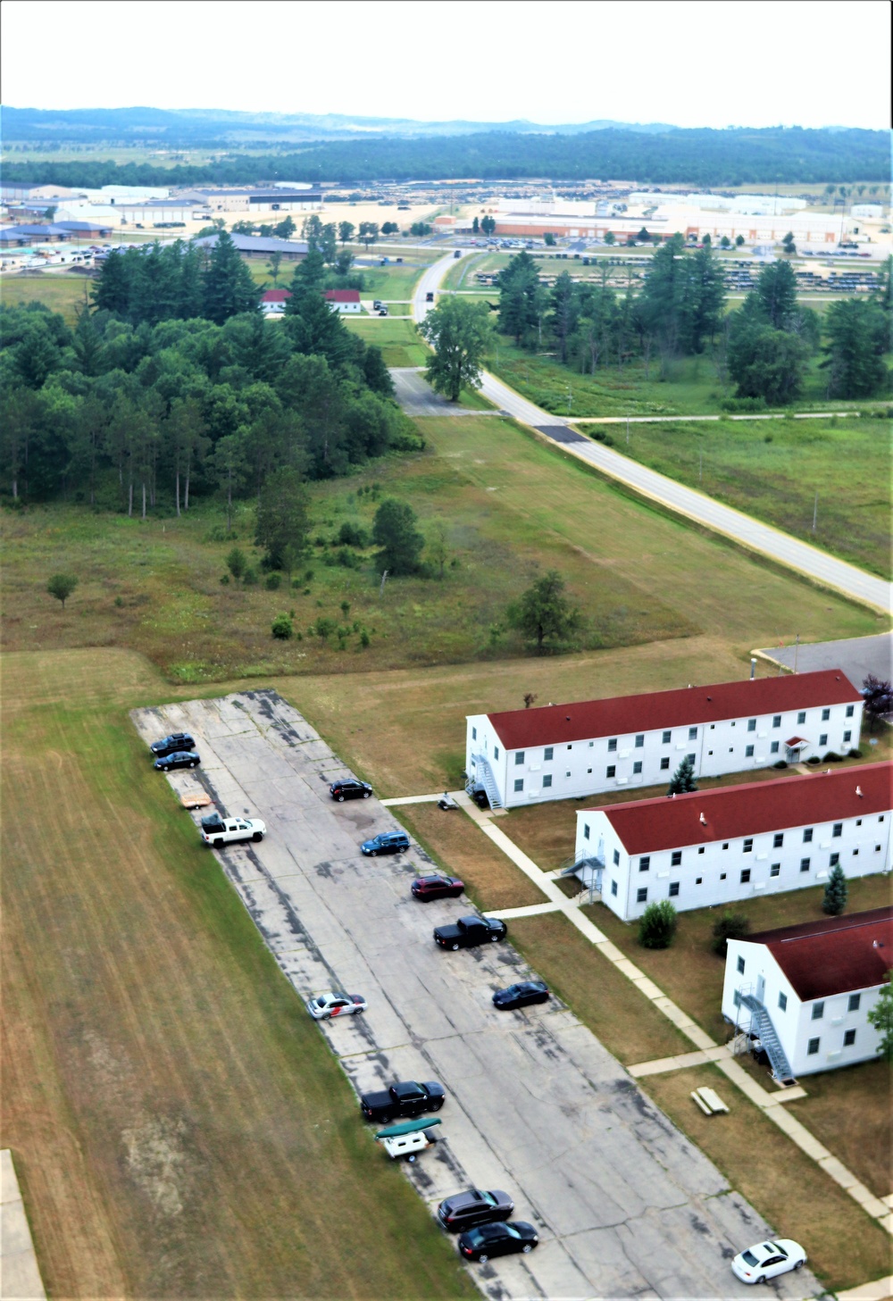 August 2020 aerial views of Fort McCoy