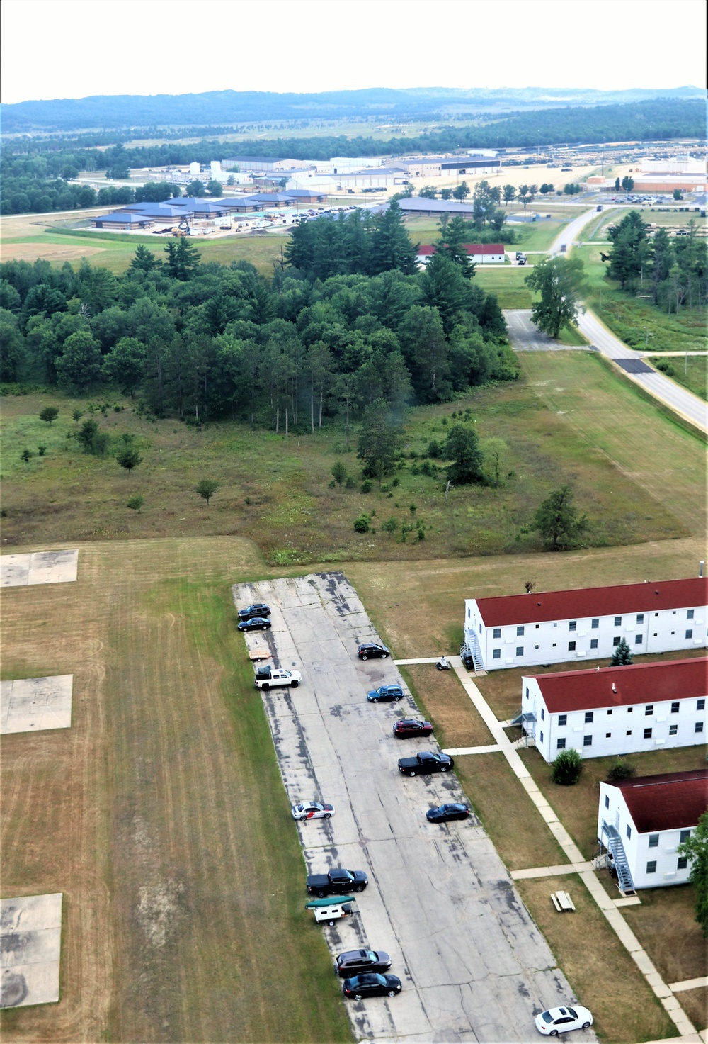 August 2020 aerial views of Fort McCoy