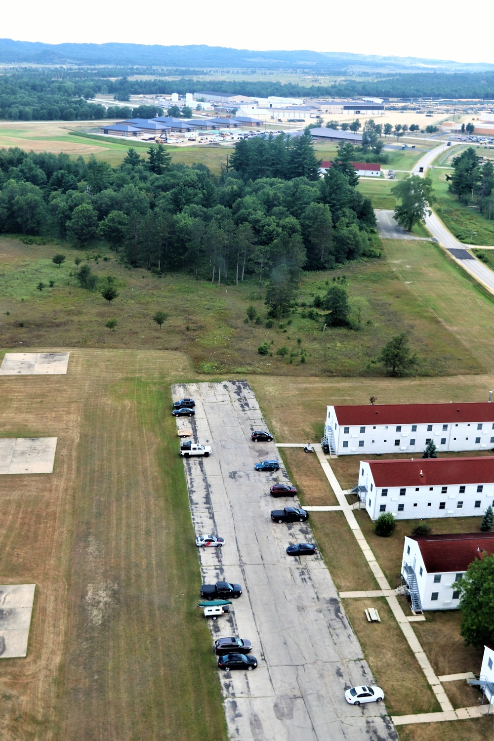 August 2020 aerial views of Fort McCoy