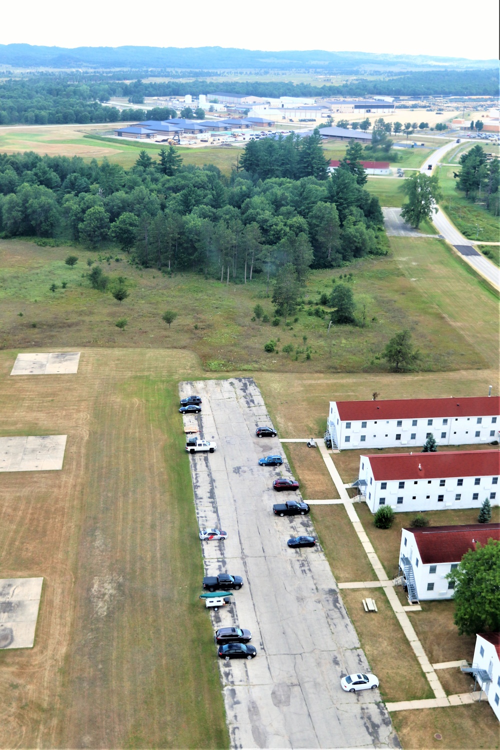 August 2020 aerial views of Fort McCoy