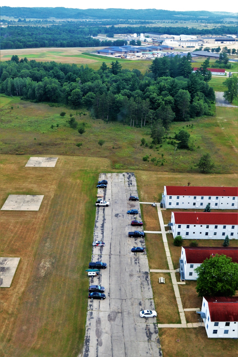 August 2020 aerial views of Fort McCoy