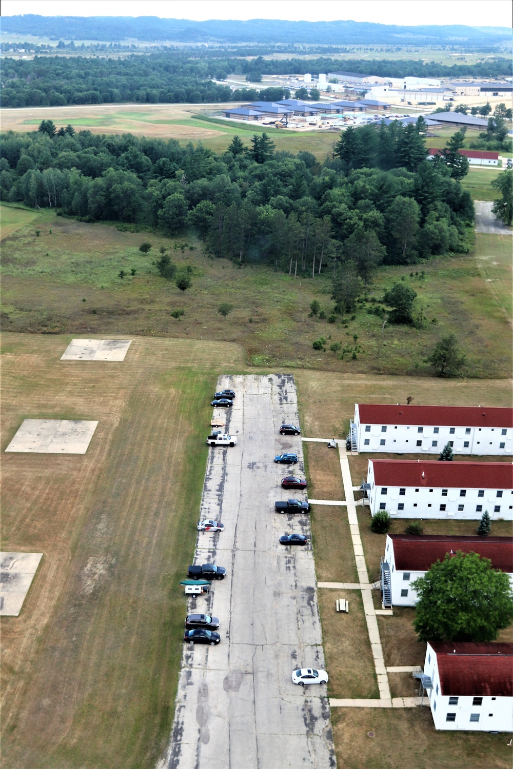 August 2020 aerial views of Fort McCoy