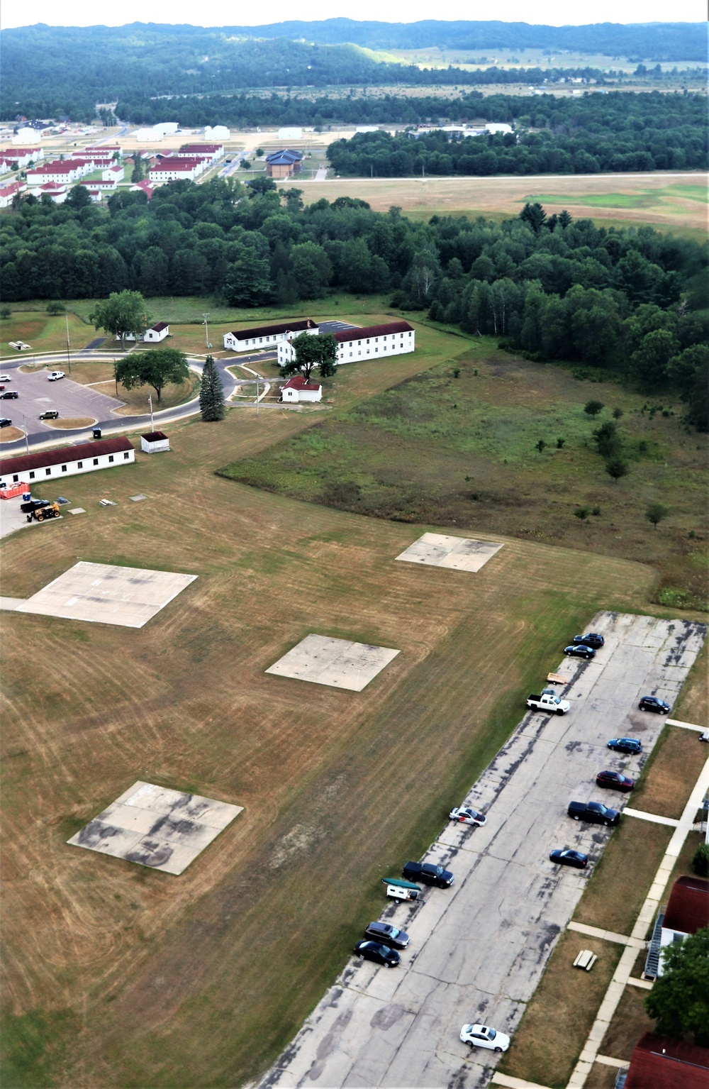 August 2020 aerial views of Fort McCoy