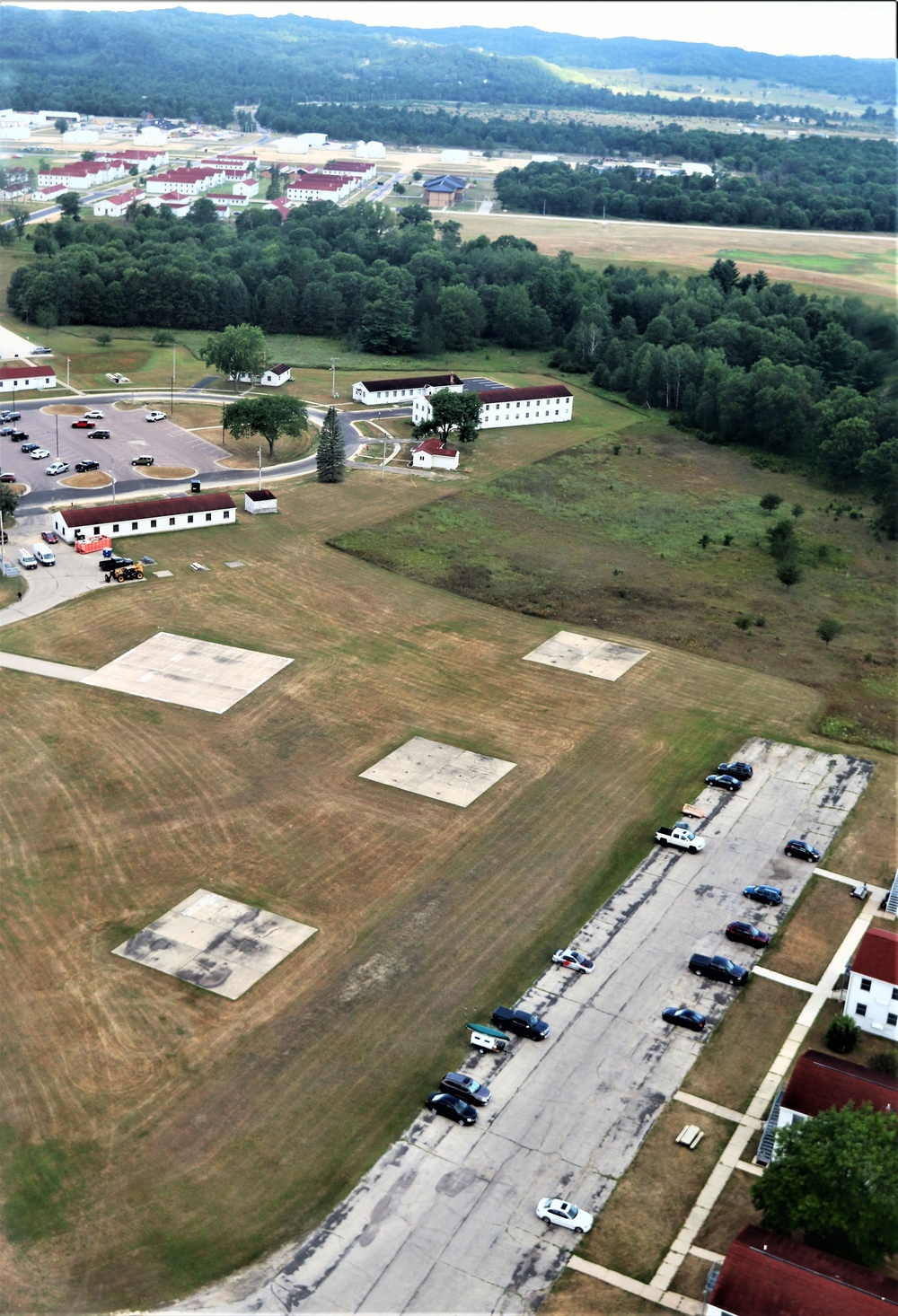 August 2020 aerial views of Fort McCoy