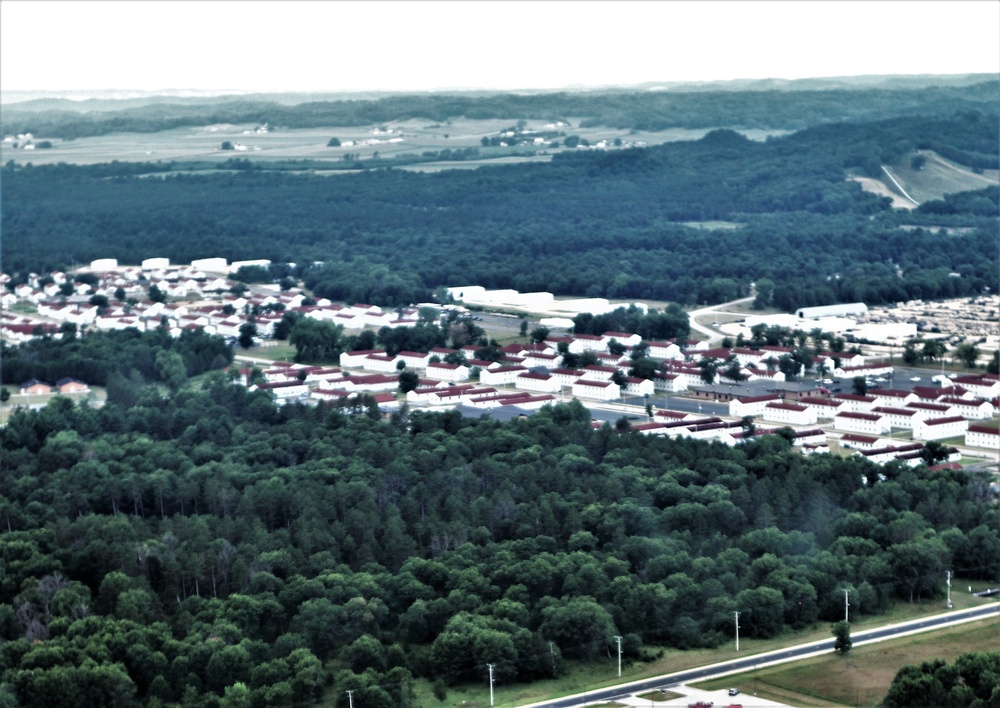 August 2020 aerial views of Fort McCoy