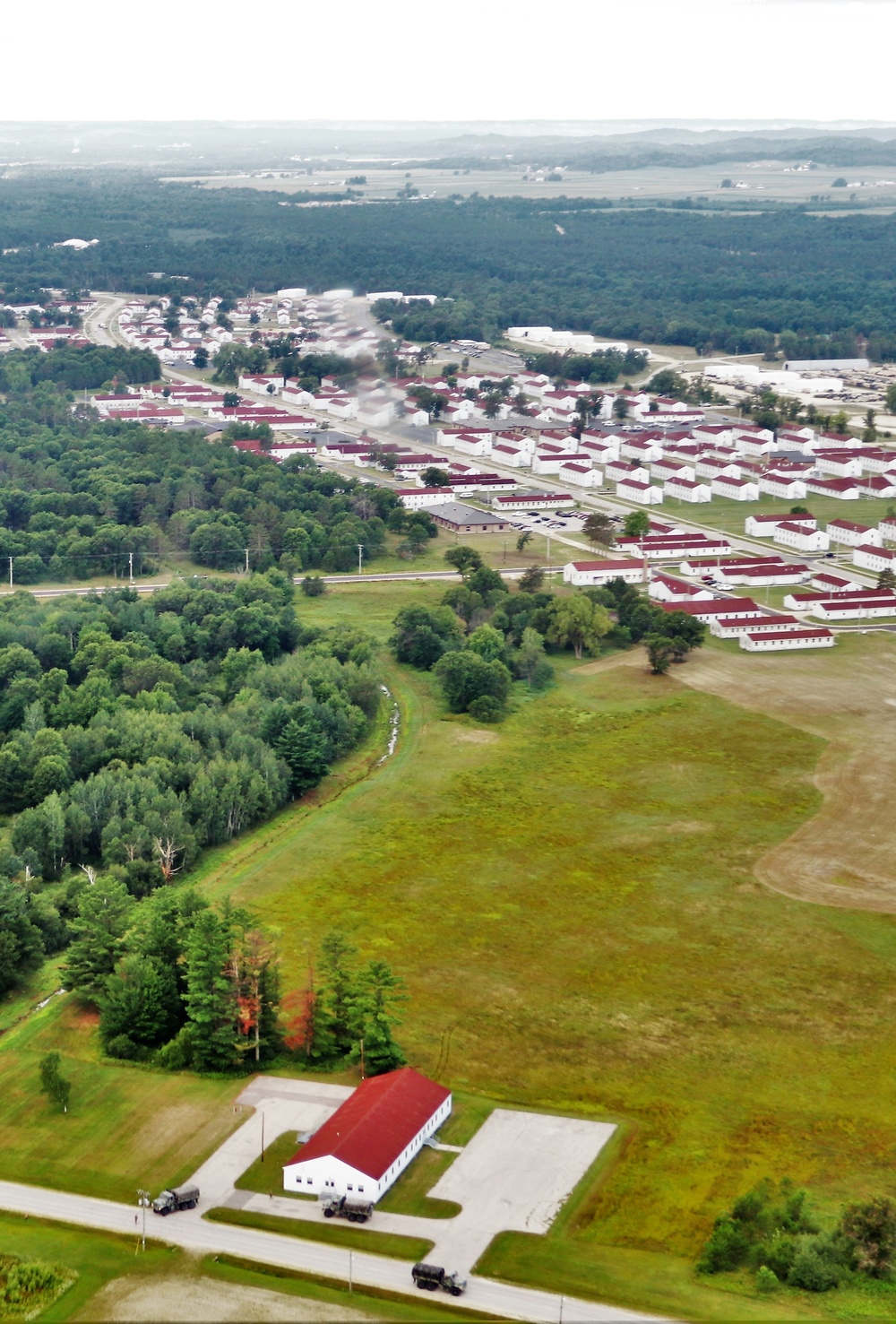 August 2020 aerial views of Fort McCoy