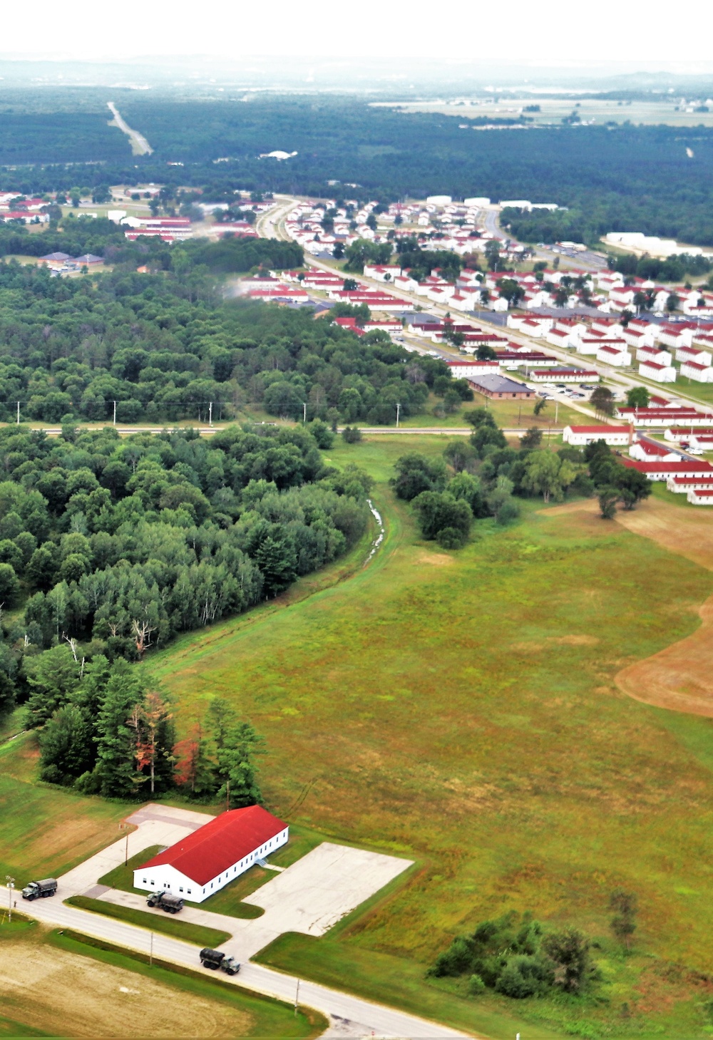 August 2020 aerial views of Fort McCoy