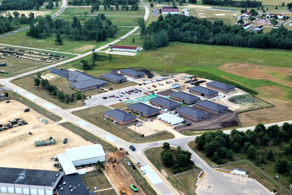 August 2020 aerial views of Fort McCoy