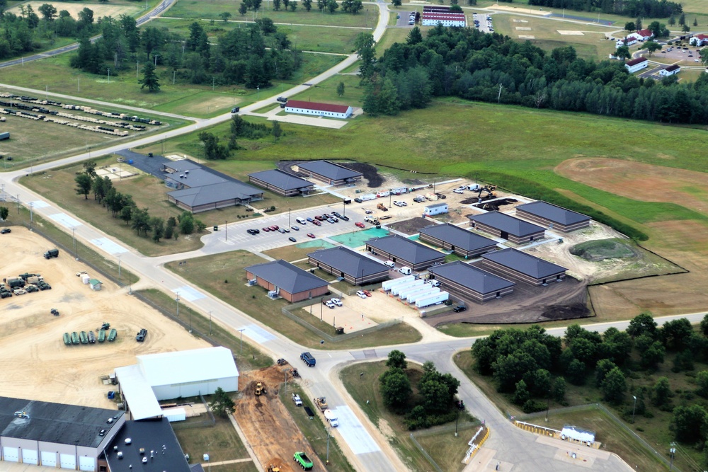 August 2020 aerial views of Fort McCoy