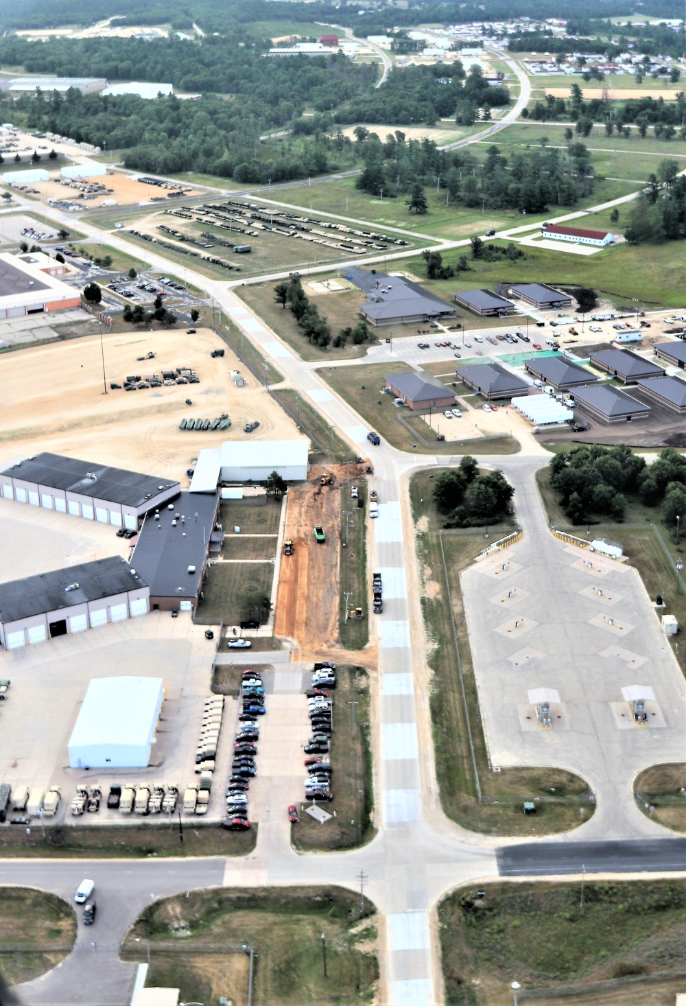 August 2020 aerial views of Fort McCoy