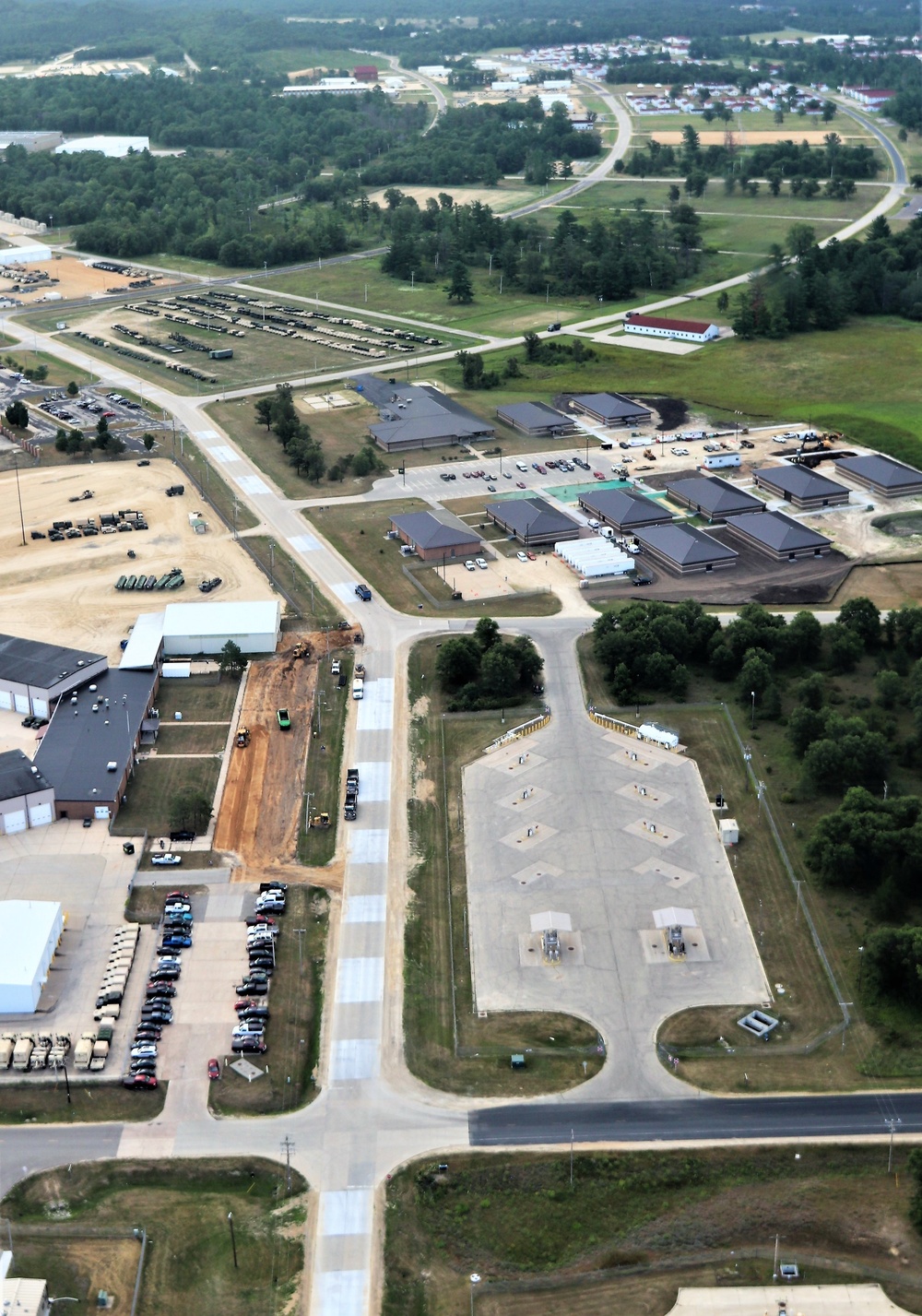 August 2020 aerial views of Fort McCoy