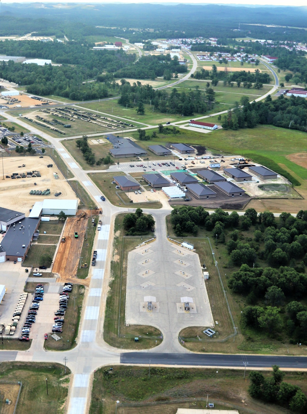 August 2020 aerial views of Fort McCoy