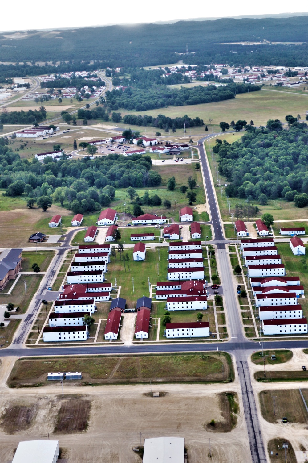 August 2020 aerial views of Fort McCoy