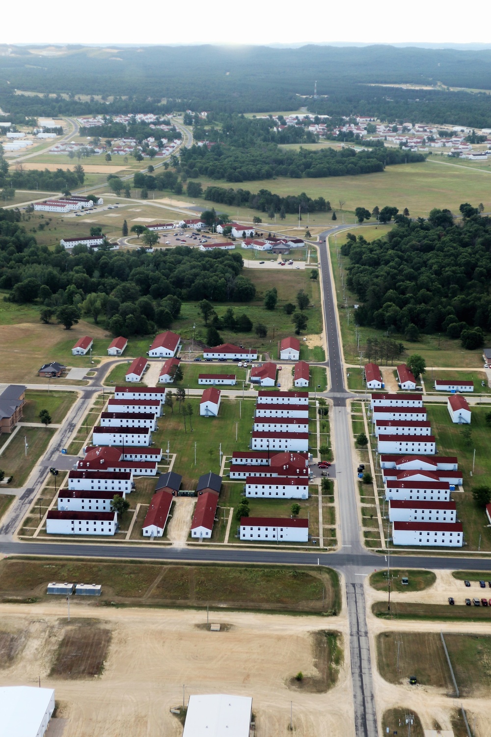 August 2020 aerial views of Fort McCoy