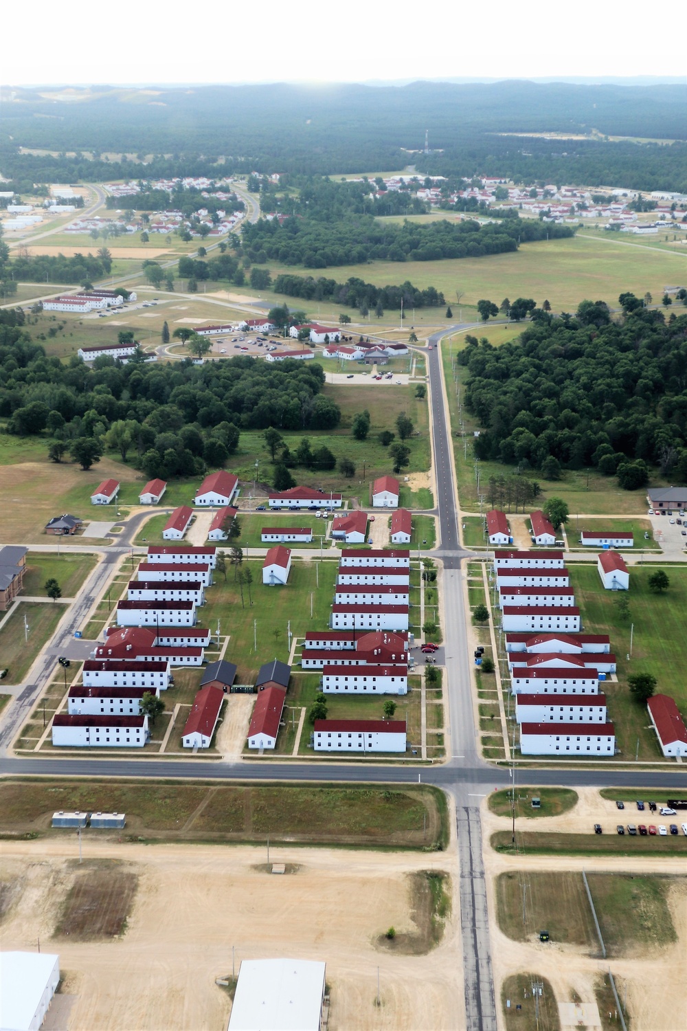 August 2020 aerial views of Fort McCoy