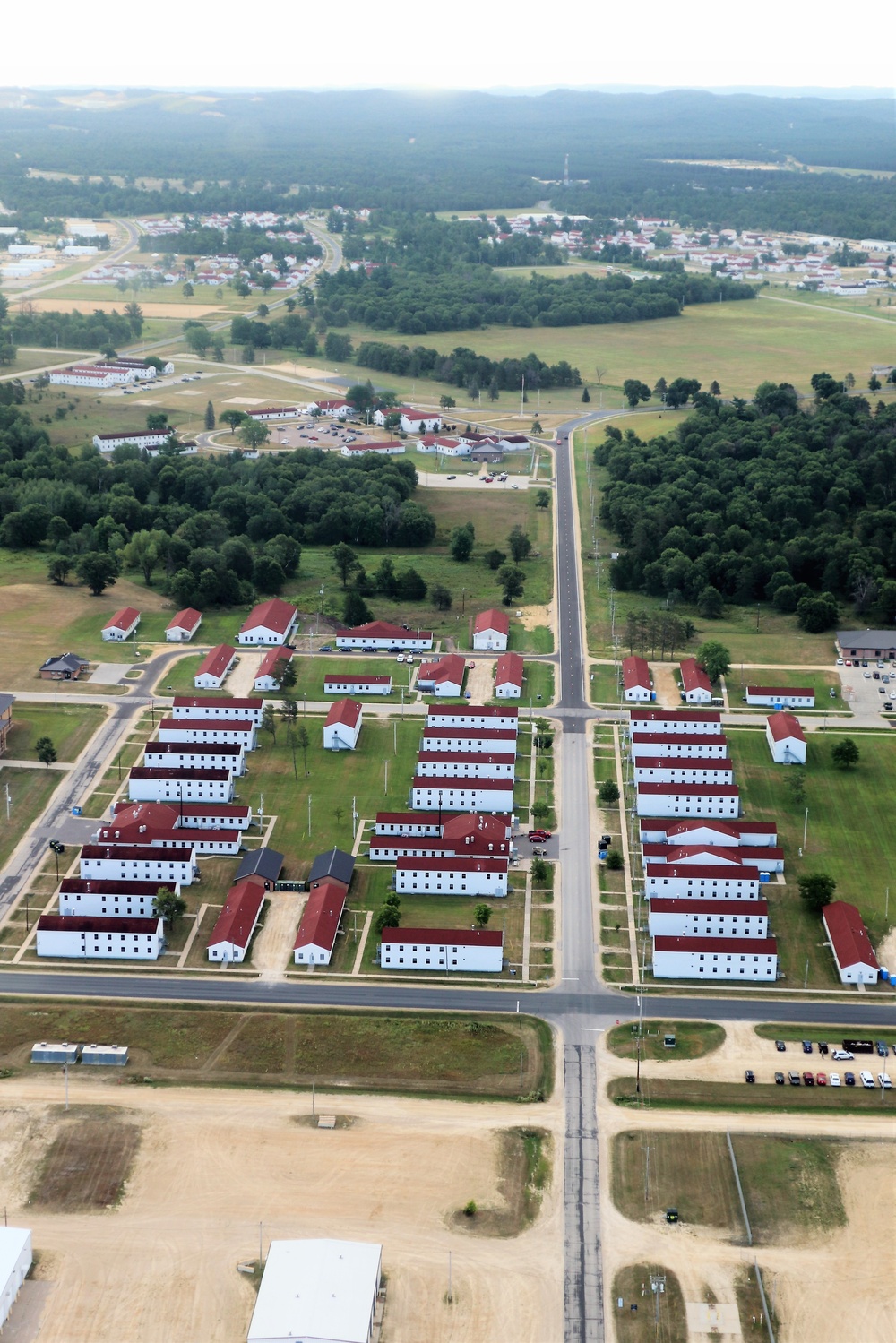 August 2020 aerial views of Fort McCoy