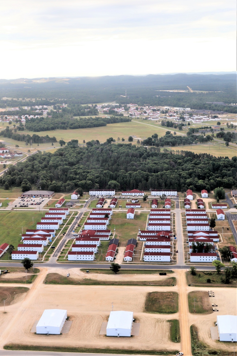 August 2020 aerial views of Fort McCoy