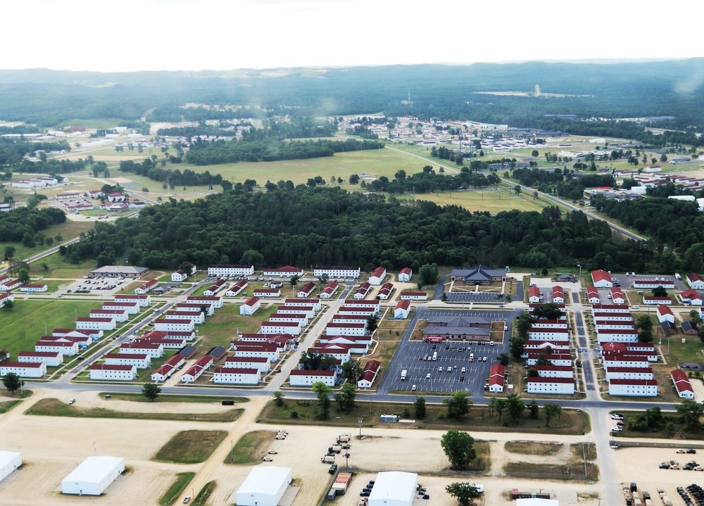 August 2020 aerial views of Fort McCoy