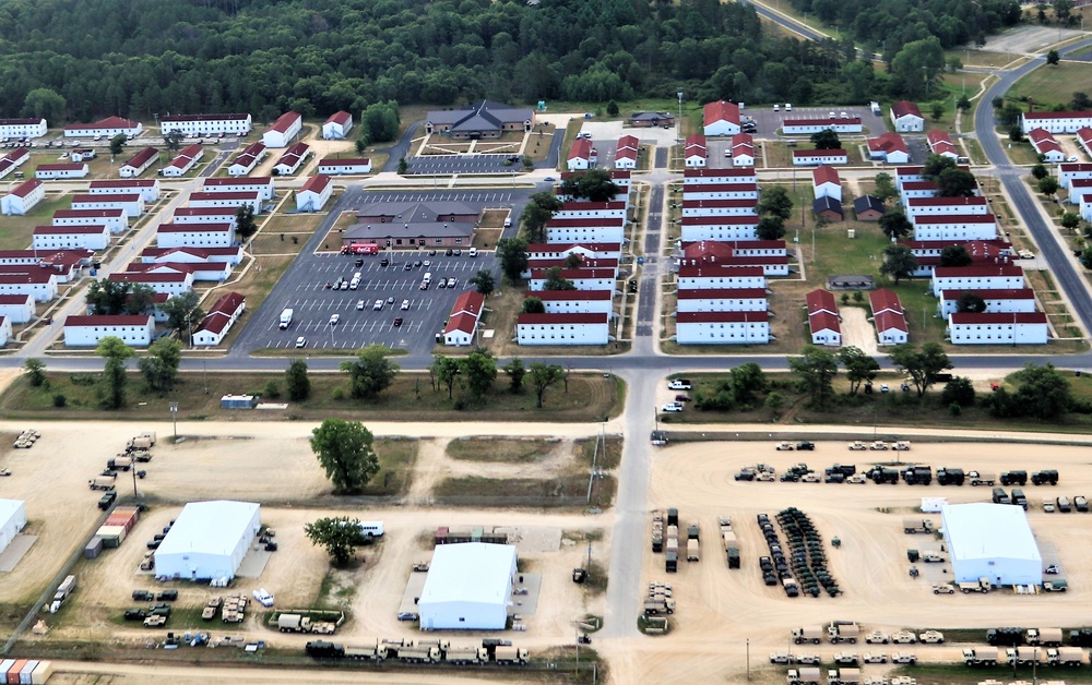 August 2020 aerial views of Fort McCoy