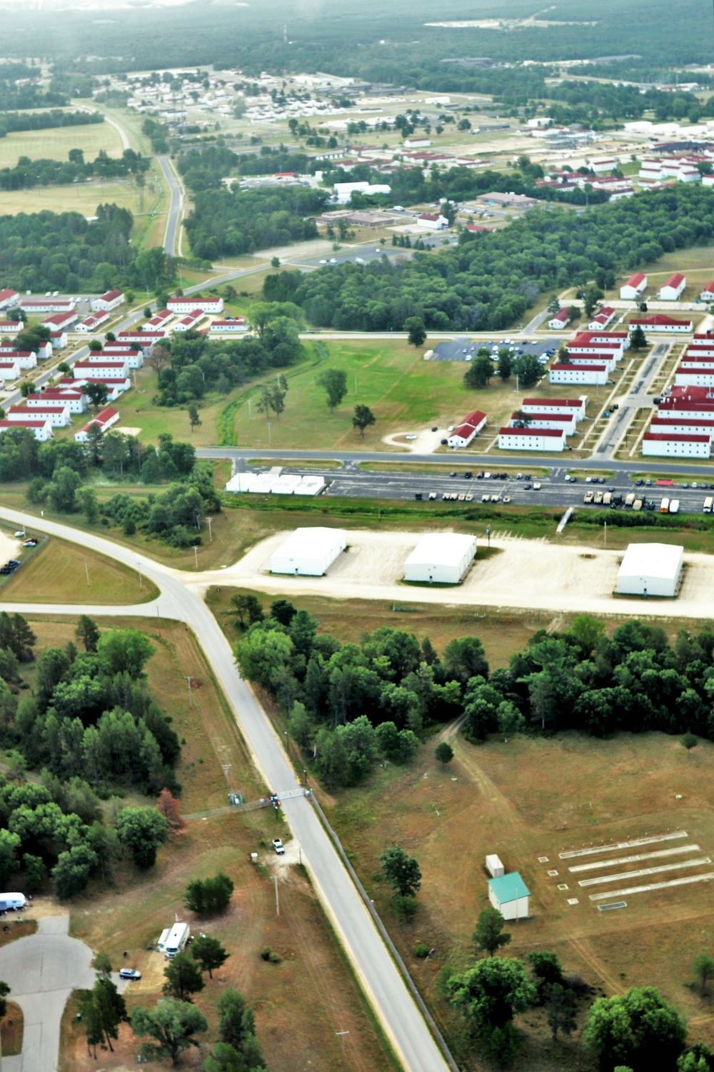 August 2020 aerial views of Fort McCoy