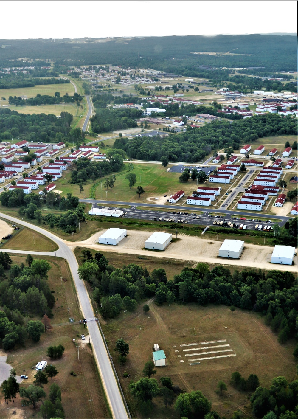 August 2020 aerial views of Fort McCoy