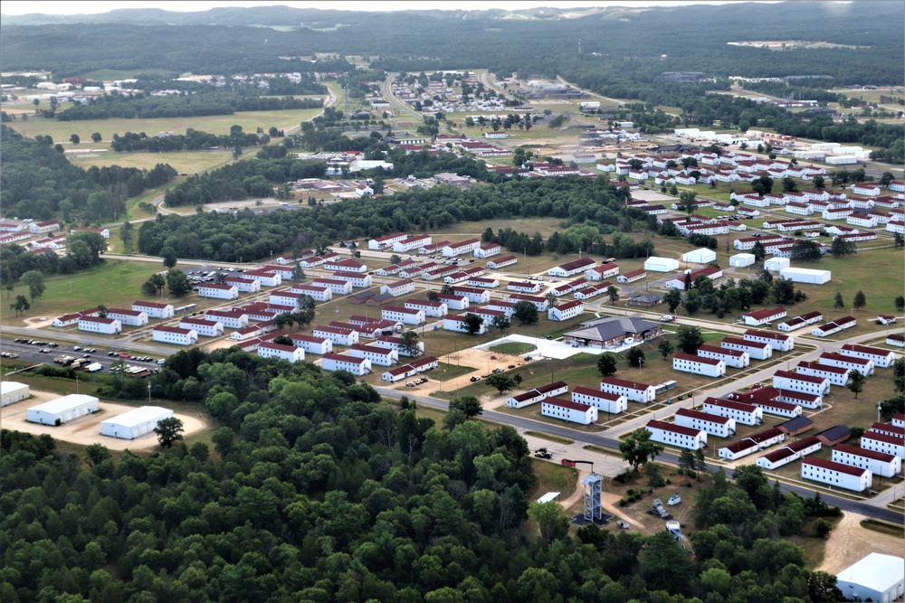 August 2020 aerial views of Fort McCoy