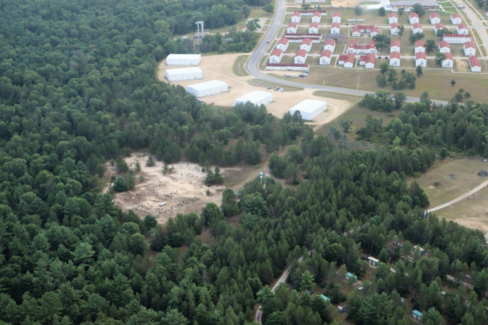 August 2020 aerial views of Fort McCoy