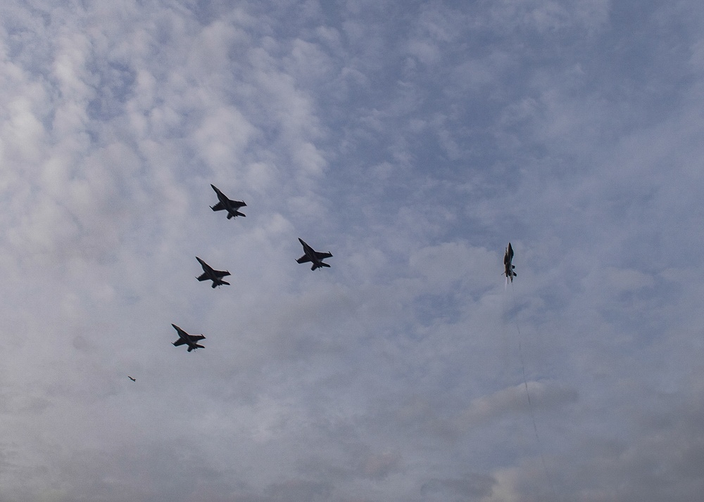 Pilot Conducts Final Flight