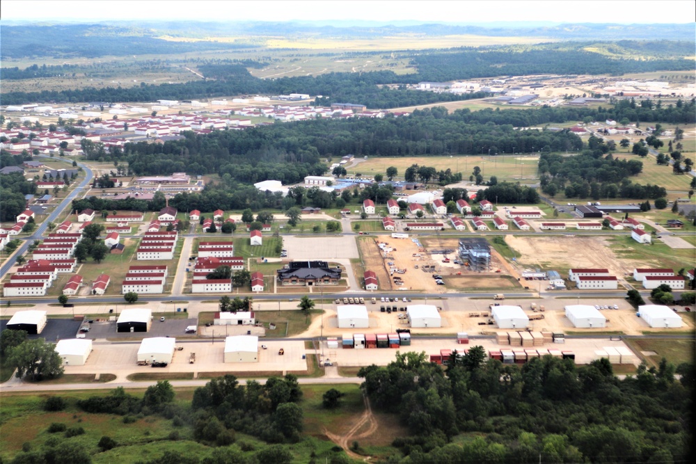 August 2020 aerial views of Fort McCoy