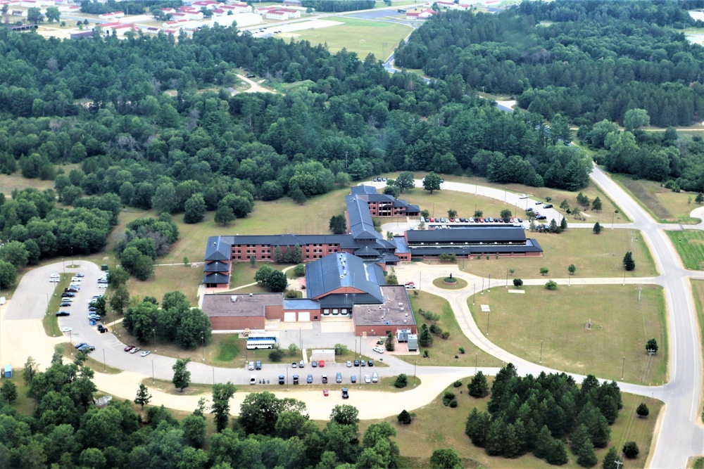 August 2020 aerial views of Fort McCoy