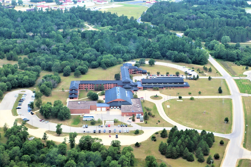 August 2020 aerial views of Fort McCoy