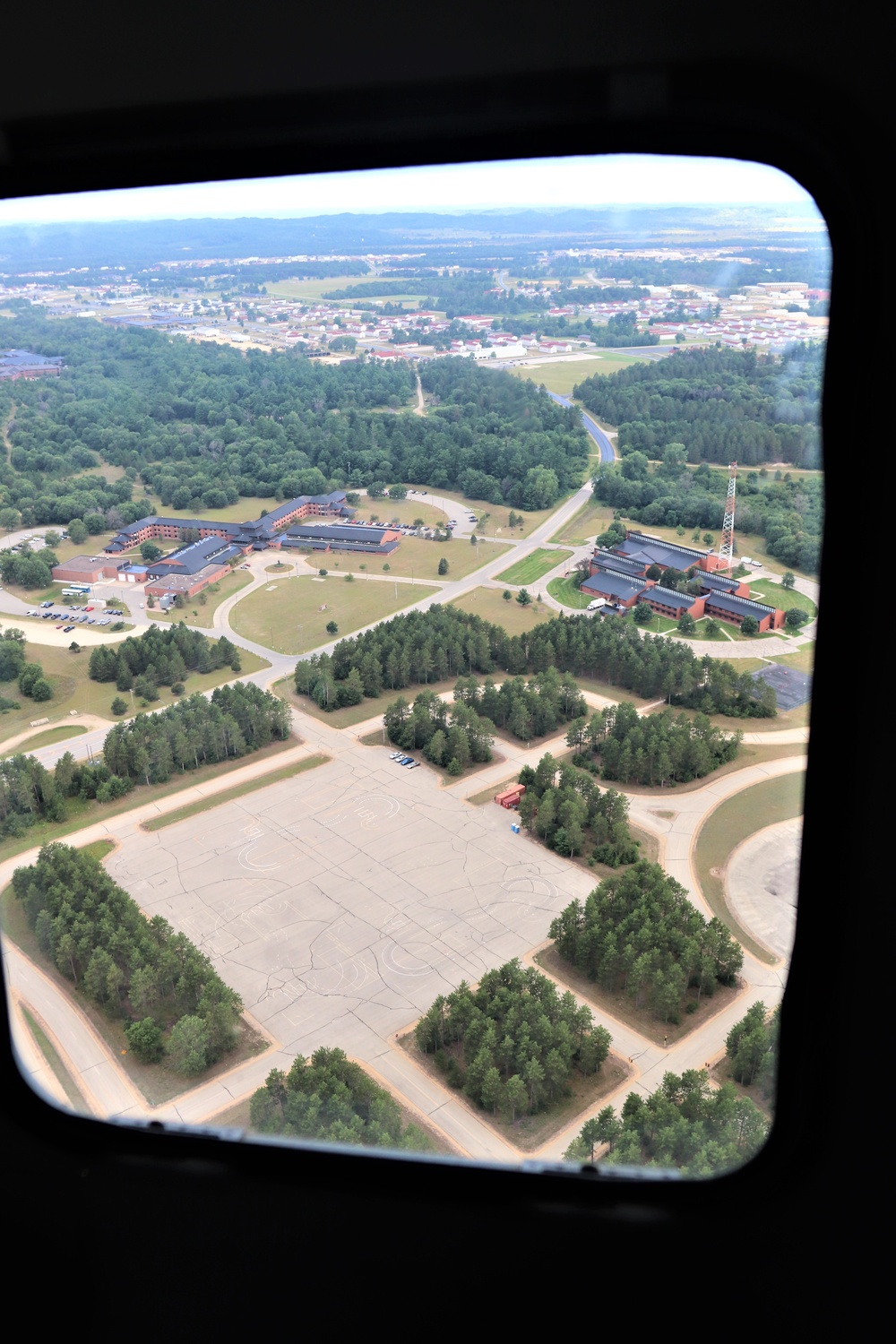 August 2020 aerial views of Fort McCoy